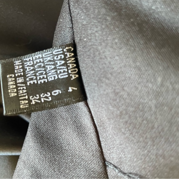 Black Sleeveless Satin Evening Gown size 4 - Picture 9 of 10